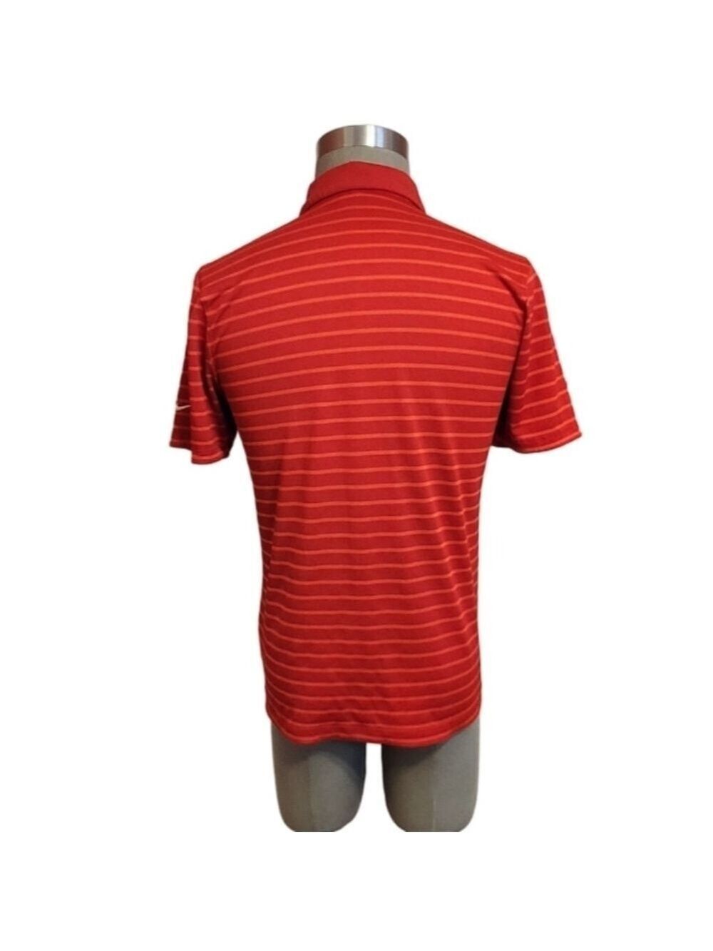 Nike Dri Fit Polo Shirt Mens Red Small - Picture 4 of 9